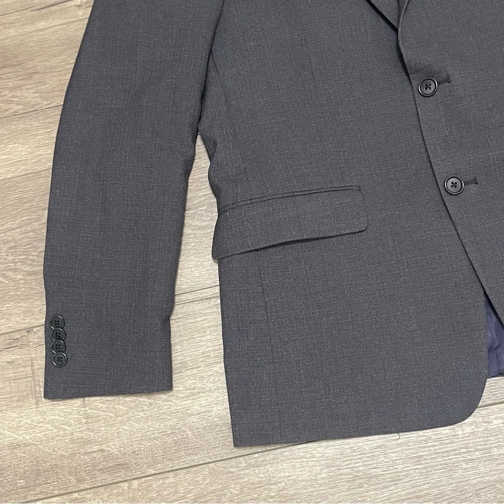 John Varvatos USA Men's 2-Button Blazer Gray Lined Size 40R